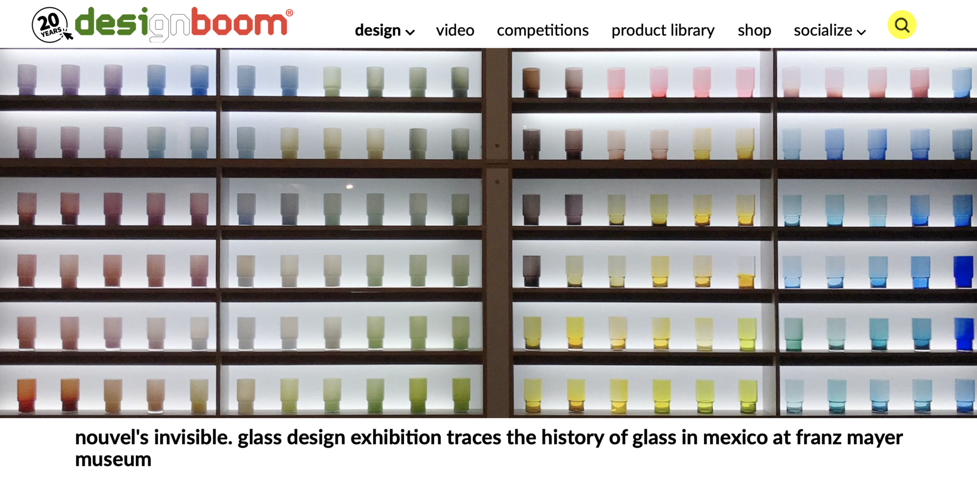 Designboom InVisible Glass Design 